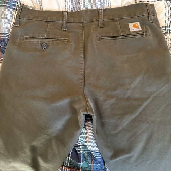 Carhartt WIP Work In Progress Sid Pant Green Chino | Men's 32W x 32L - Picture 10 of 12